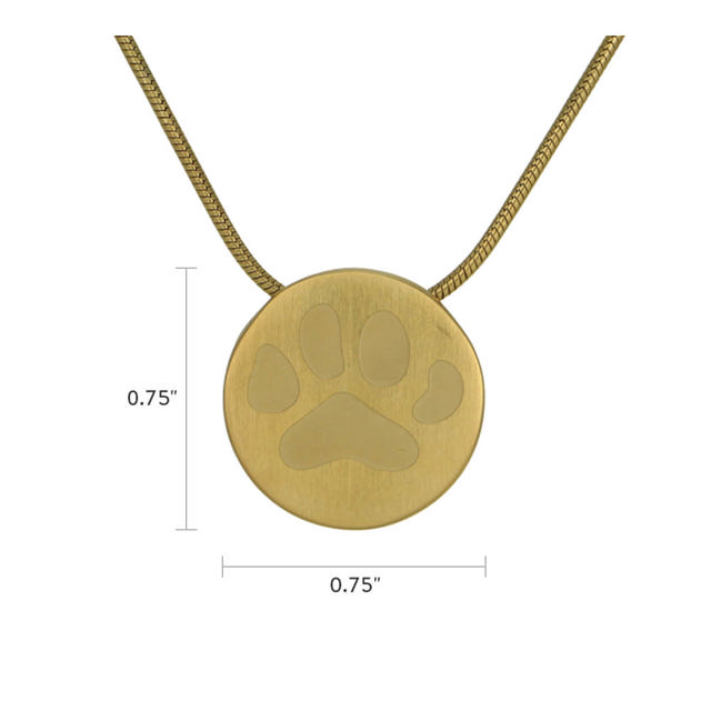 Bronze Round Large Paw