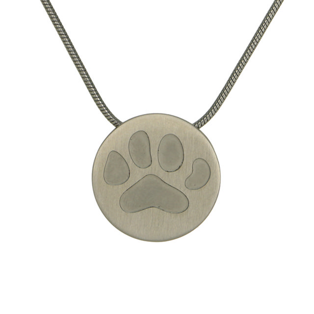 Pewter Round Large Paw