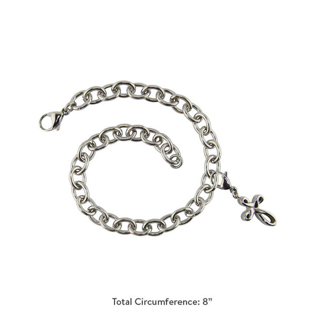 Bracelet with Infinity Cross Charm