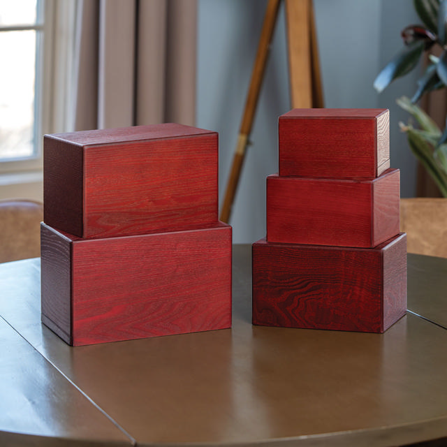 Cherry Veneer MDF Box, Extra Small - Case of 12