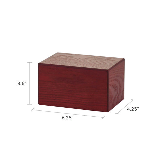 Cherry Veneer MDF Box, Extra Small - Case of 12
