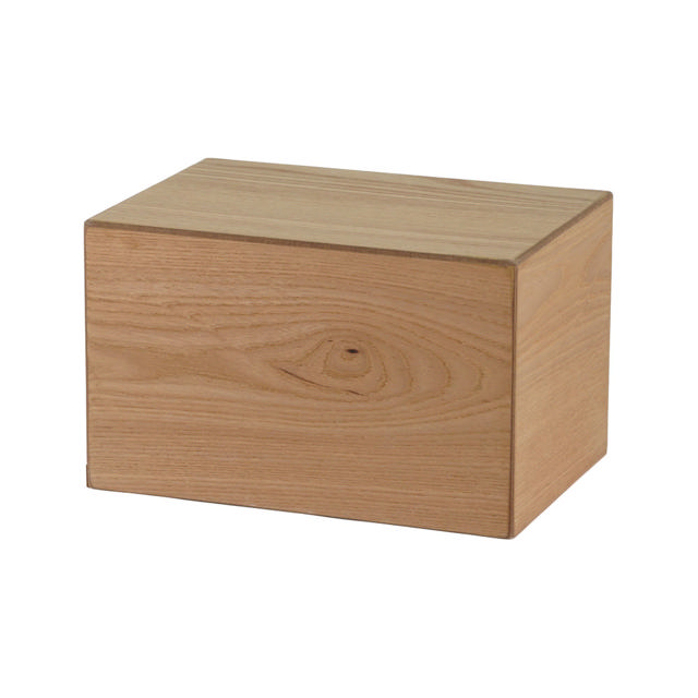 Natural Veneer MDF Box, Full Size Urn - Case of 4
