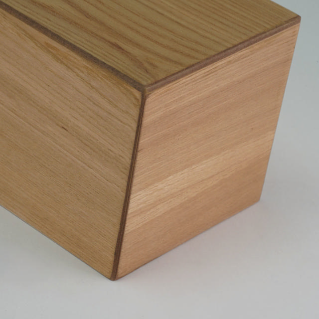 Natural Veneer MDF Box, Petite - Case of 16