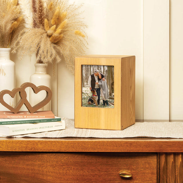 Photo Urn Natural, Full Size Urn