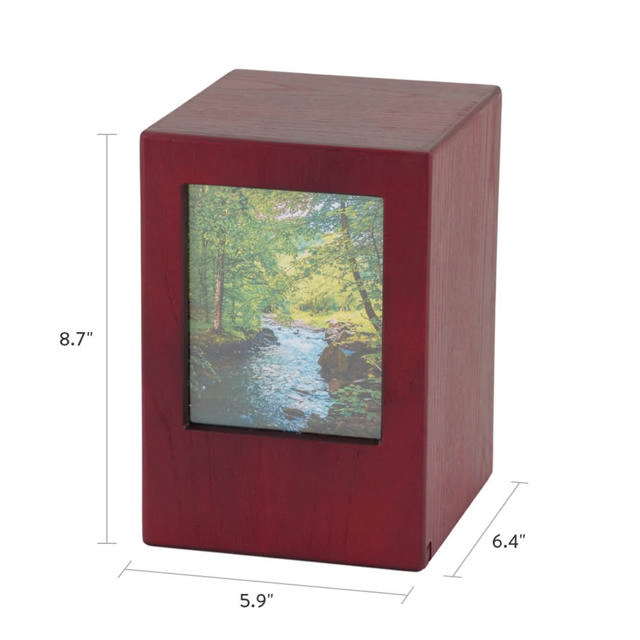 Photo Urn Cherry, Full Size Urn