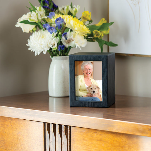 Photo Urn Black, Petite Urn