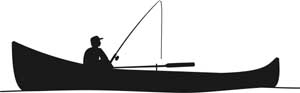 Fisherman in Canoe